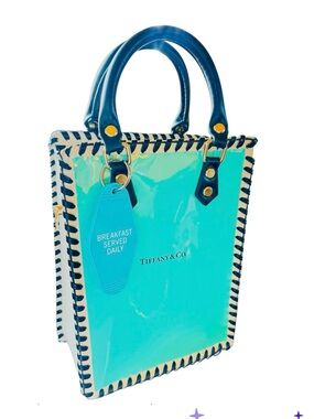 Tiffany Aqua Blue Upcycled Women's Bag